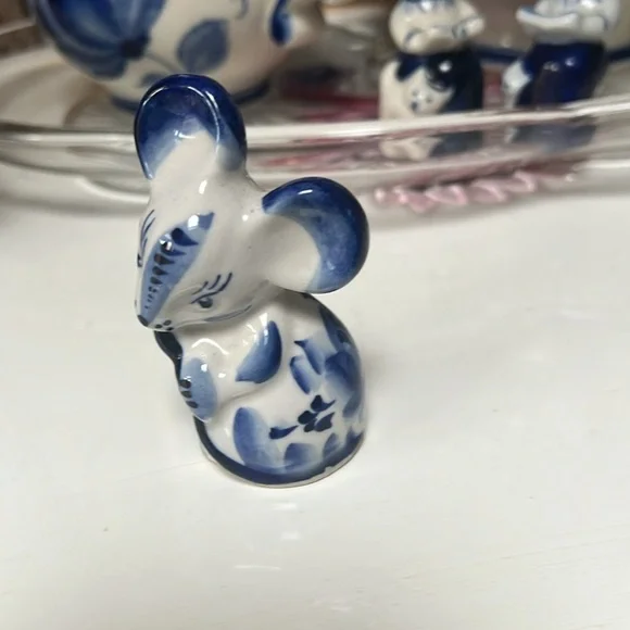 Gzhel figurine ! Hand painted. - Picture 10 of 12